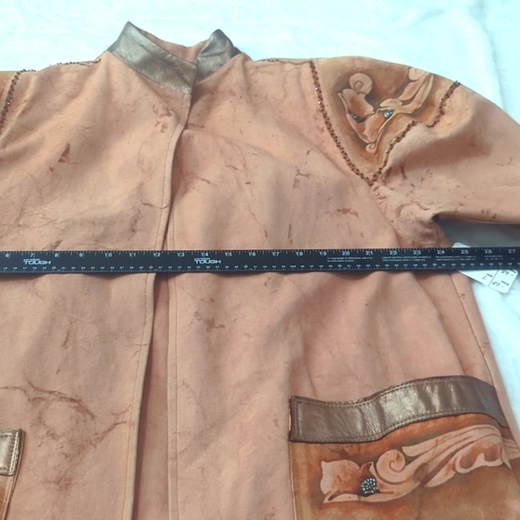 JORDAN Vintage Custom Dyed Denim Coat ~ EUC - Picture 10 of 12